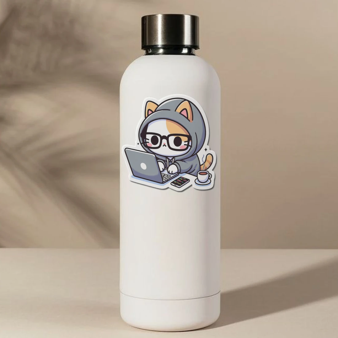 Coffee Gif Coder Cat Fueled Sessions Hoodie