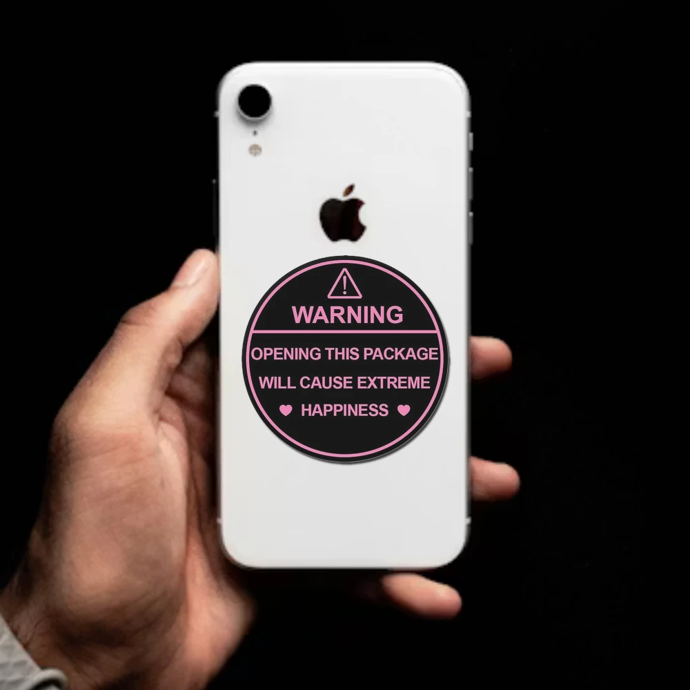 Made Office 60 Count Warning Label Stickers Color