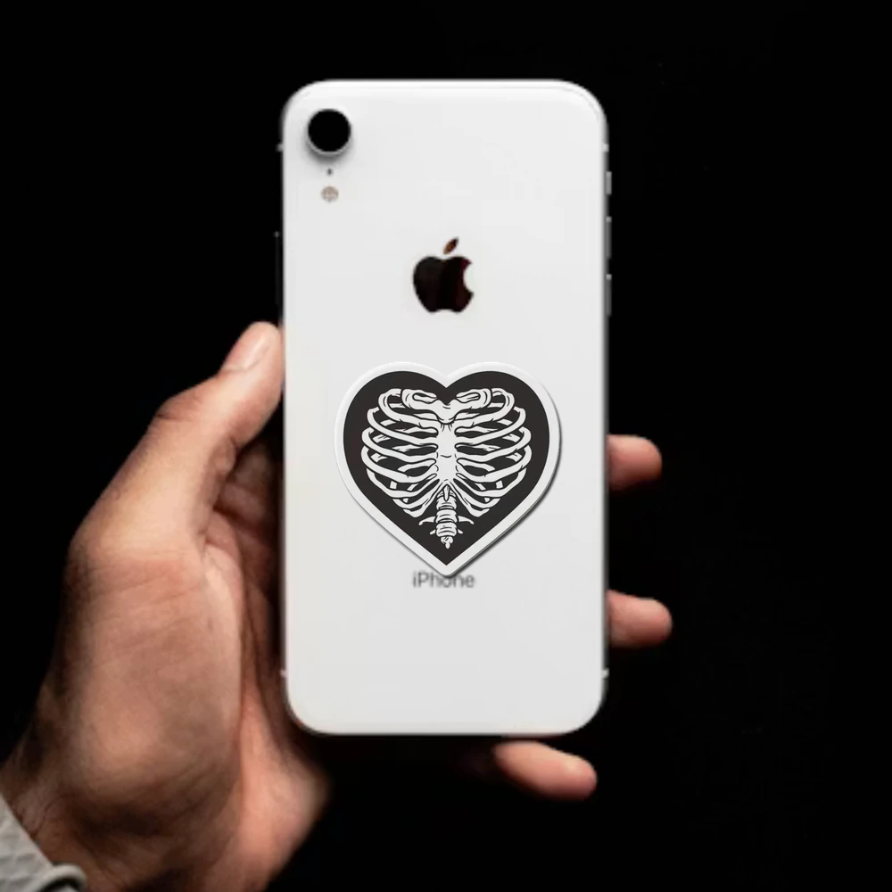 Stickers Phone Case Printable Black Denisseosalde Stikers Skeleton