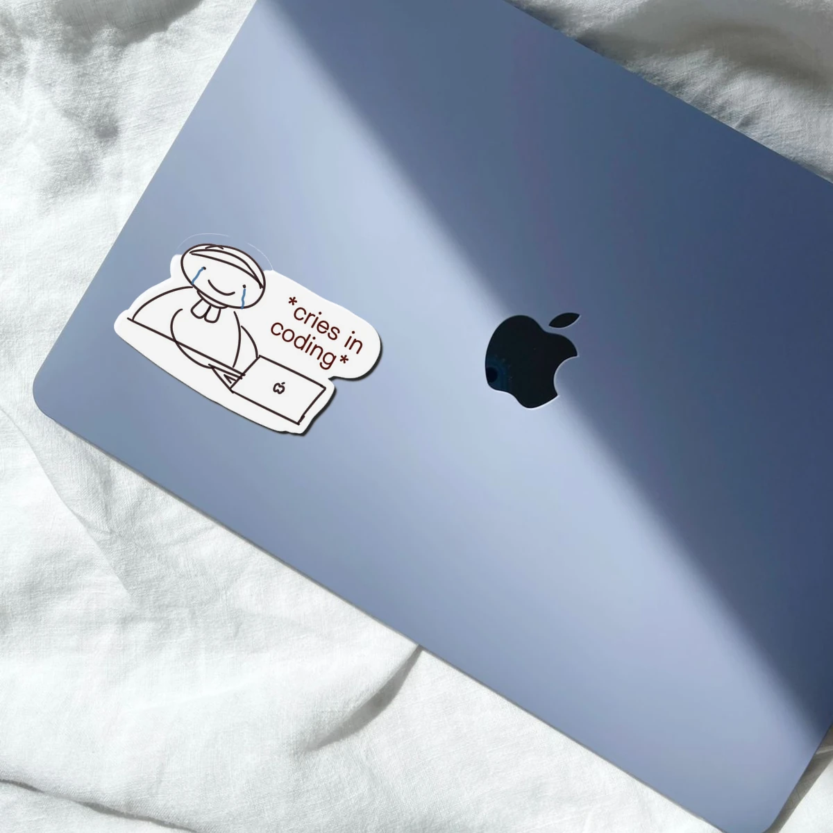 Cries Coding Sticker