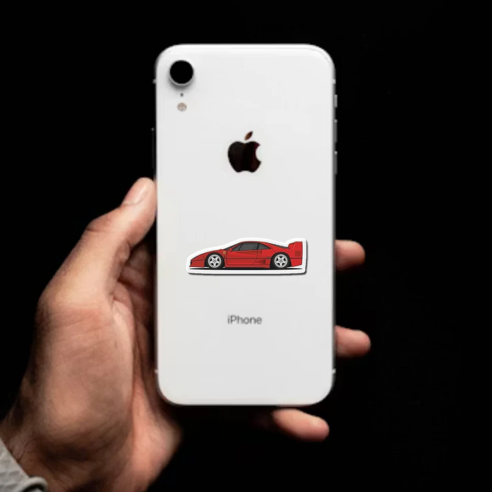 Audi R8 White Color Sticker