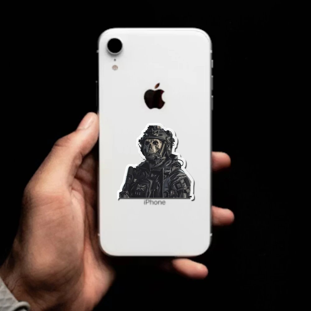 Laptop Gaming Combat Soldier Skull