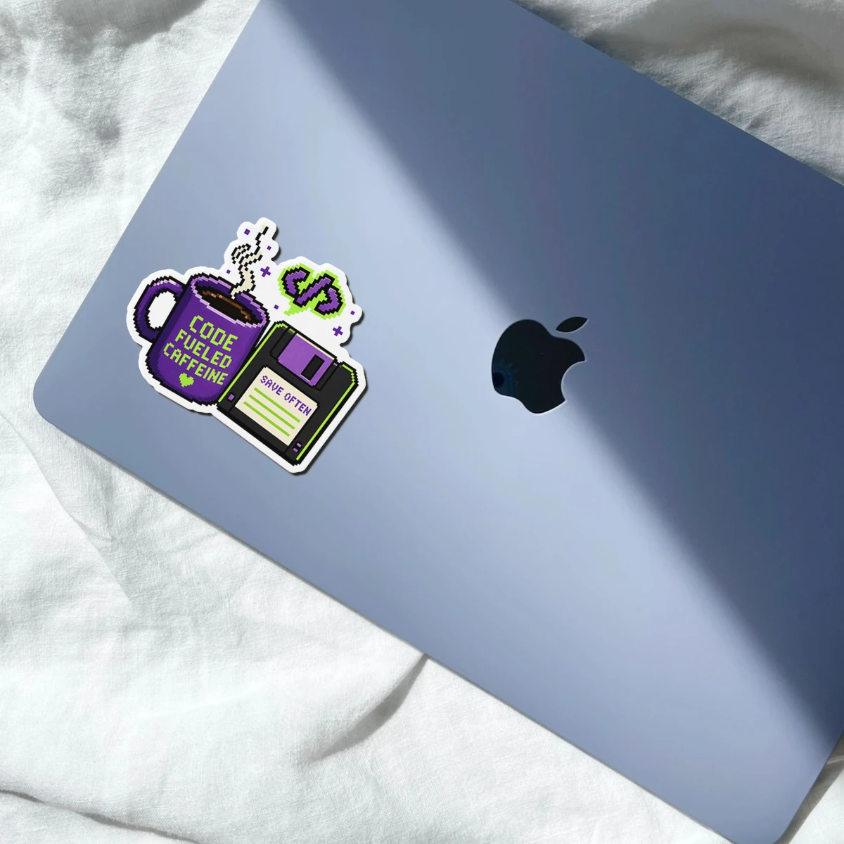 Code Fueled Caffeine Often Sticker