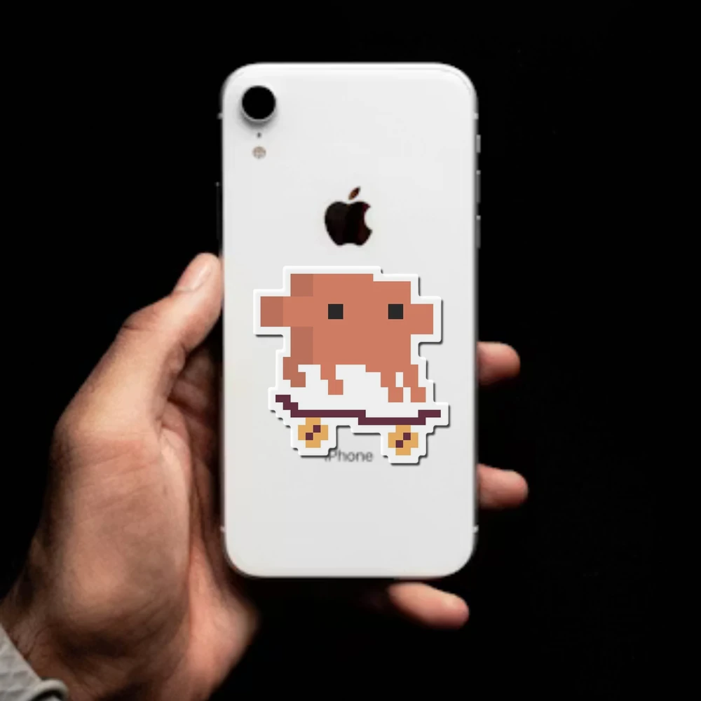 Clawd Skateboard Claude Code Die Cut Stickers Mule