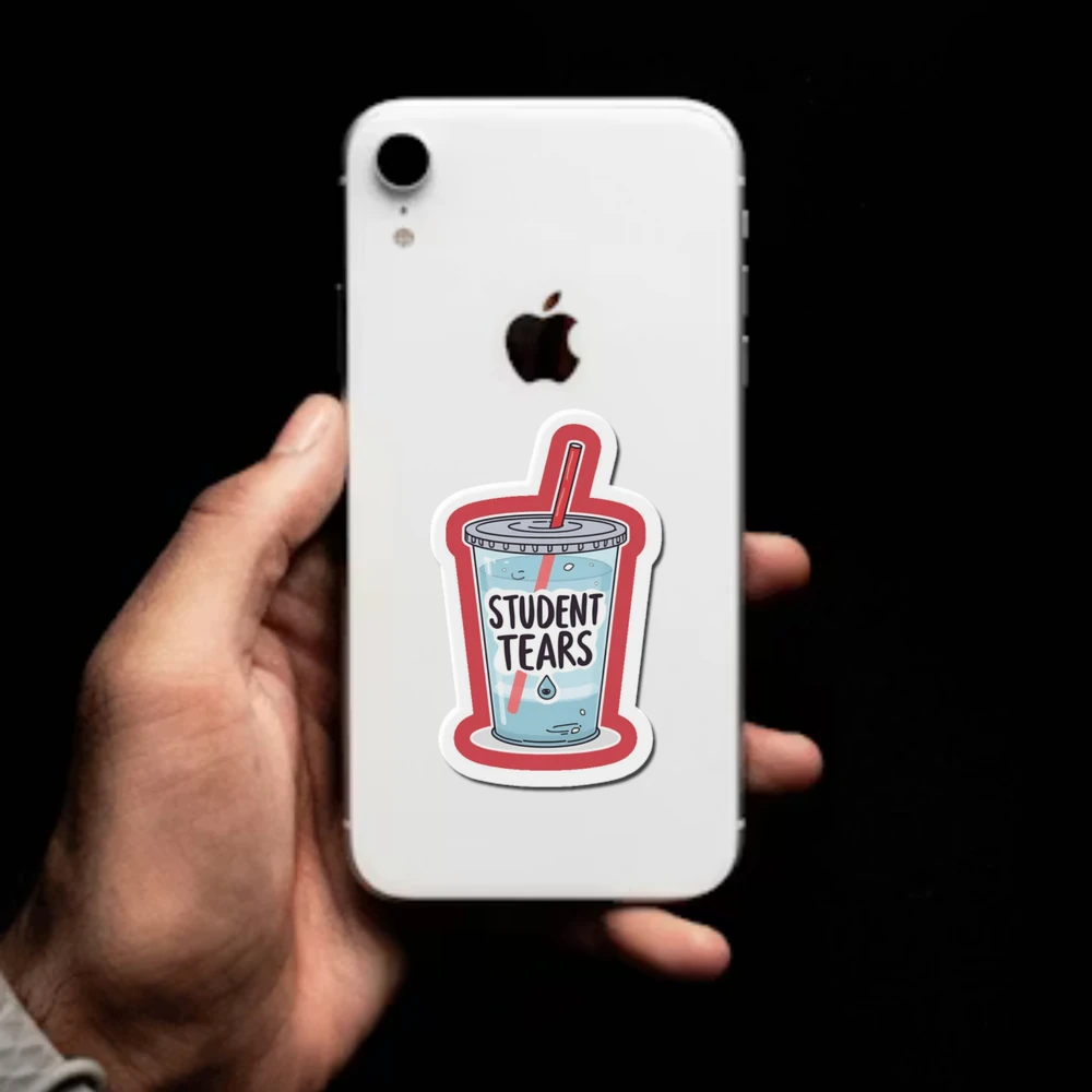 Student Tears Sticker