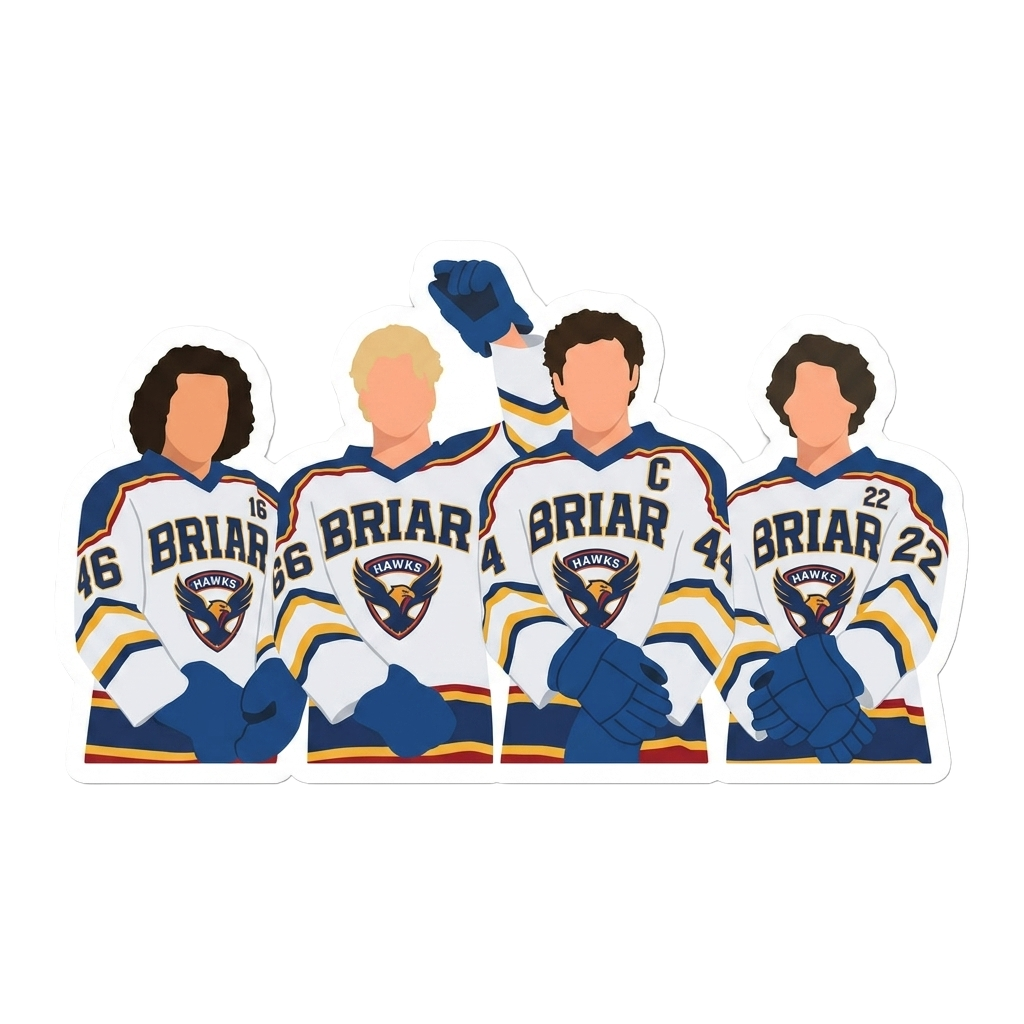 Hockey Reader Briar Hawks Sticker