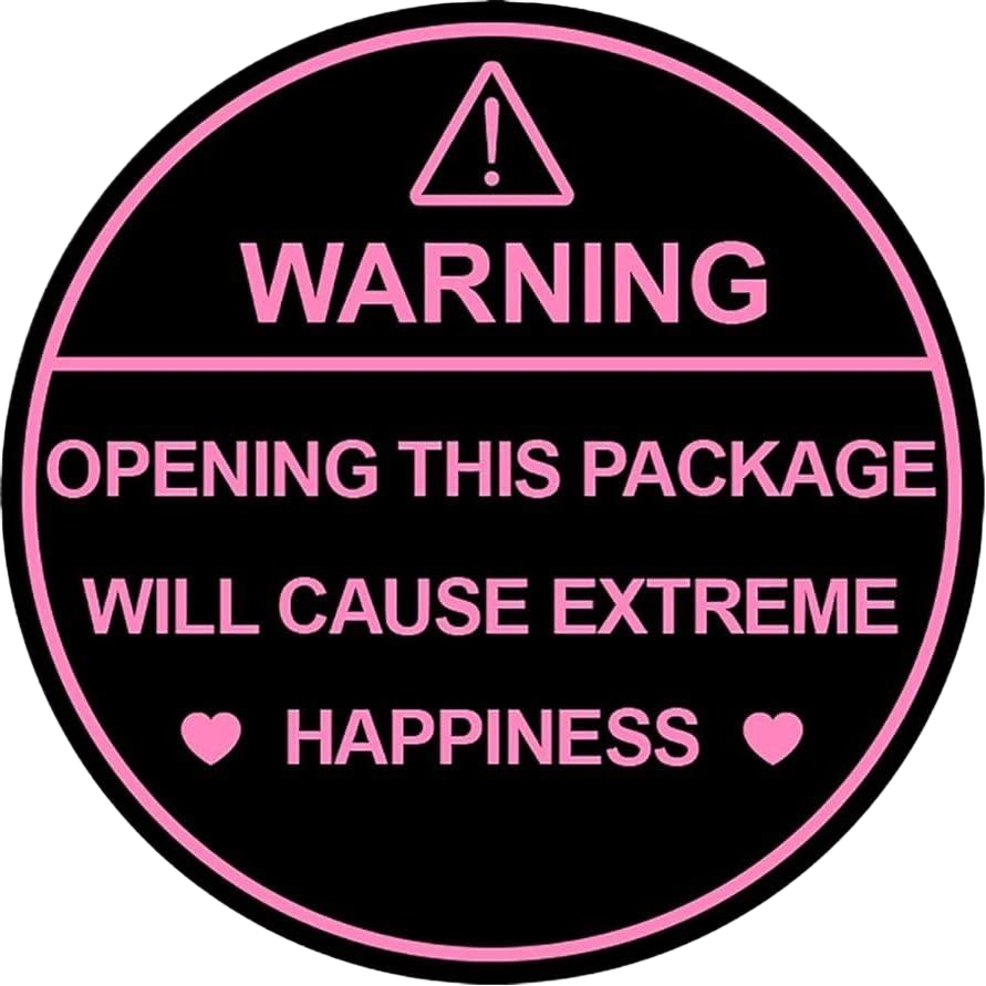Made Office 60 Count Warning Label Stickers Color