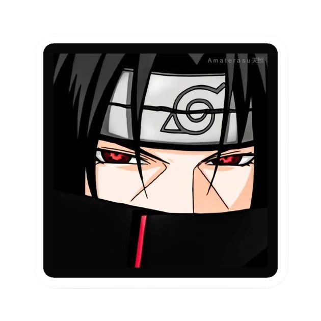 Anime Stickers Naruto Itachi Uchiha Mater