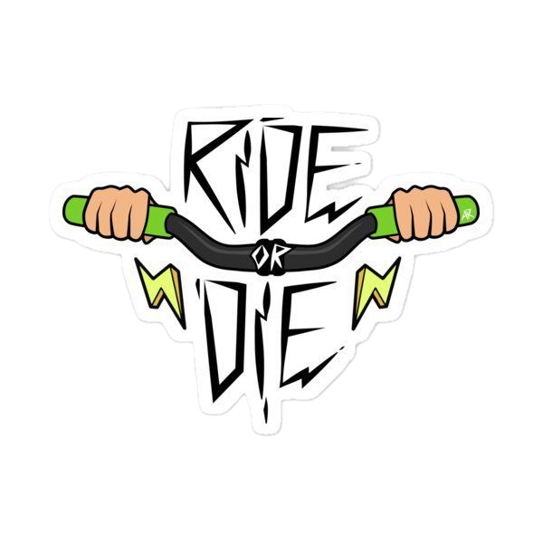 Ride Die Tees Kide Sticker